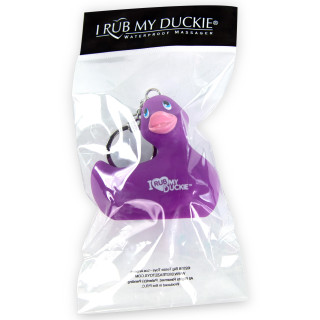 Porte-clés canard violet