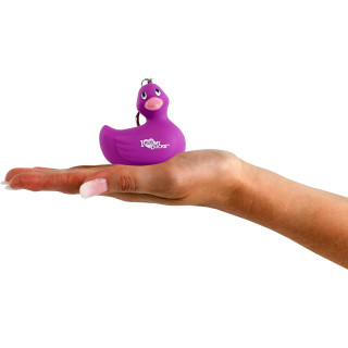 Porte-clés canard violet