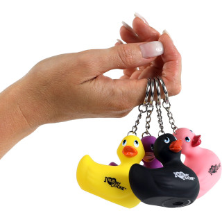 Porte-clés canard violet