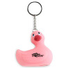 Porte-clés canard rose