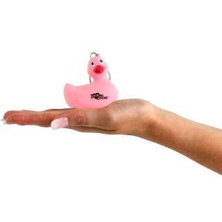 Porte-clés canard rose
