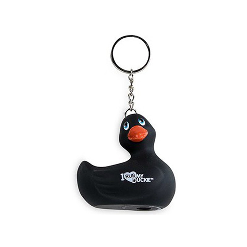 Porte-clés canard noir