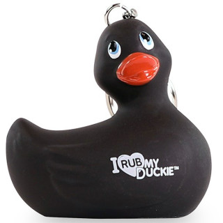 Porte-clés canard noir