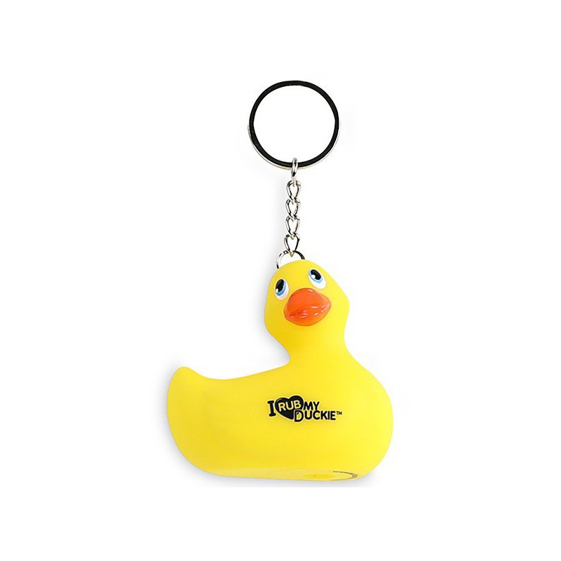 Porte-clés canard jaune