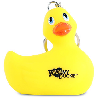 Porte-clés canard jaune