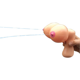 Pistolet à eau forme poitrine