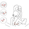 Gode ceinture strapless à télécommande chair possibilités