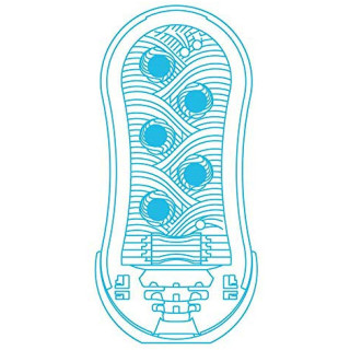 Masturbateur TENGA Flip Orb Rush bleu