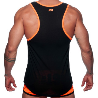 Débardeur NEON 19 noir et orange XS