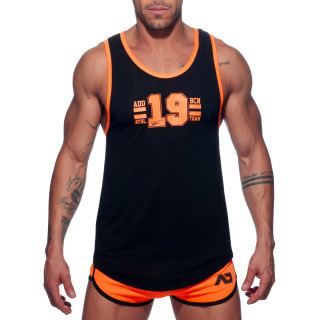 Débardeur NEON 19 noir et orange M