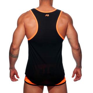 Débardeur NEON 19 noir et orange XS