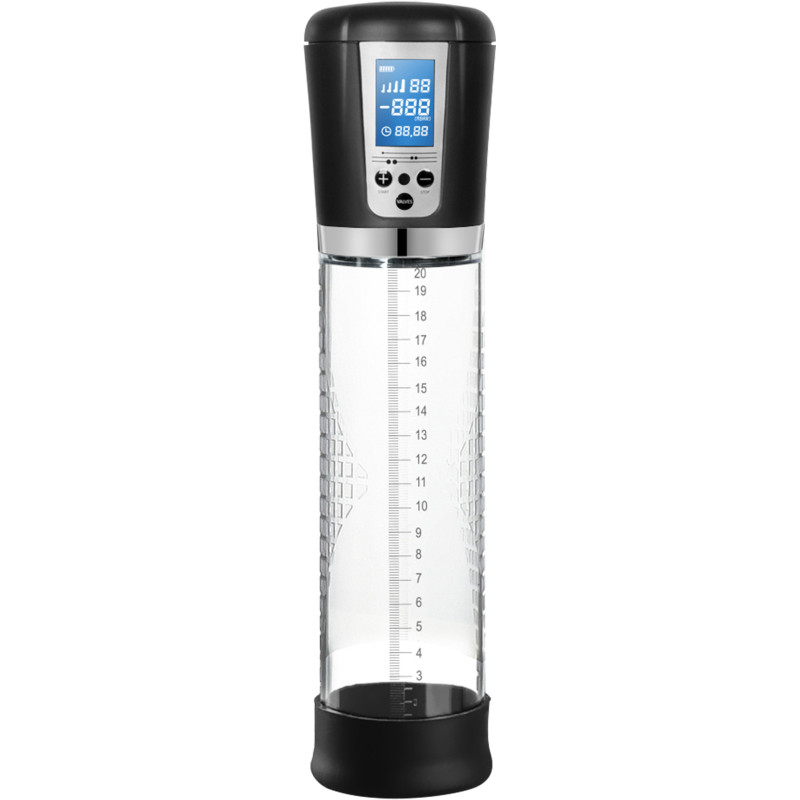 Pompe pénis automatique avec écran LCD 20xØ6cm