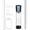 Pompe pénis automatique avec écran LCD 20xØ6cm dimensions
