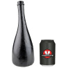 Gode noir bouteille de Champagne 28xØ11cm