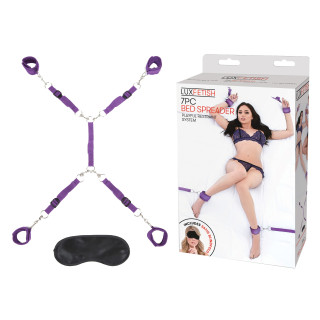 Menottes LUX FETISH 7 pièces Bed Spreader