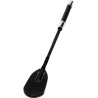 Cravache Spanking Crop noire bonne tenue en main