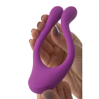 Masturbateur couple BeauMents DOPPIO violet rechargeable