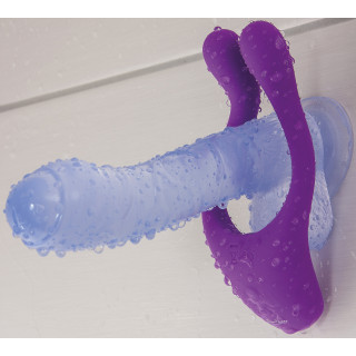 Masturbateur couple BeauMents DOPPIO violet rechargeable