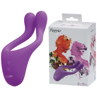 Masturbateur couple BeauMents DOPPIO violet rechargeable