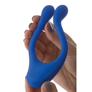 Masturbateur couple BeauMents DOPPIO bleu rechargeable