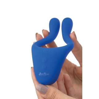 Masturbateur couple BeauMents DOPPIO bleu rechargeable