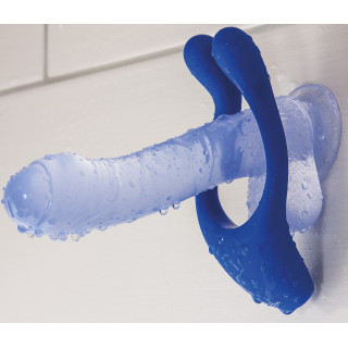 Masturbateur couple BeauMents DOPPIO bleu rechargeable