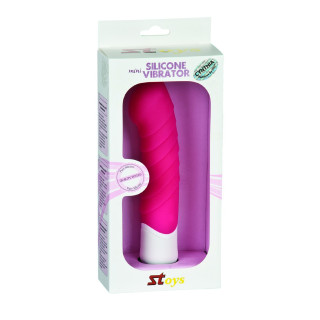 Vibro silicone point G Cynthia fuchsia 13cm