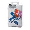 Cockring BeauMents Twosome Fun bleu rechargeable packaging