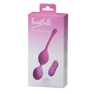 Boules Geisha Vibrantes à télécommande Rose