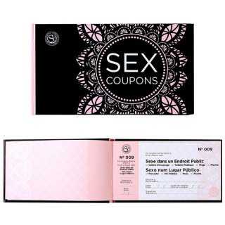 Chéquier 50 coupons de défis sexuels