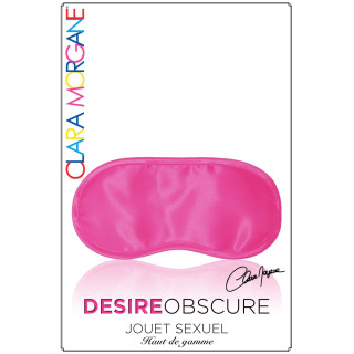 Masque Desire Obscure satin rose tenue par élastiques