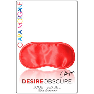 Masque Desire Obscure satin rouge à élastiques