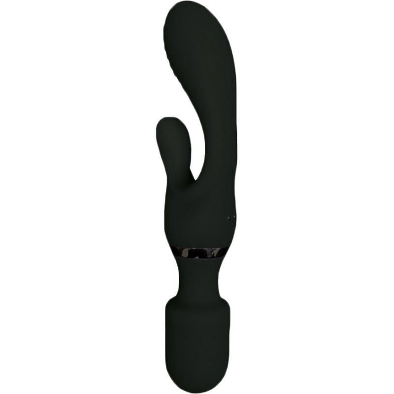 Vibro 2 en 1 Wonder Rabbit 23cm noir
