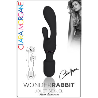 Vibro 2 en 1 Wonder Rabbit 23cm noir