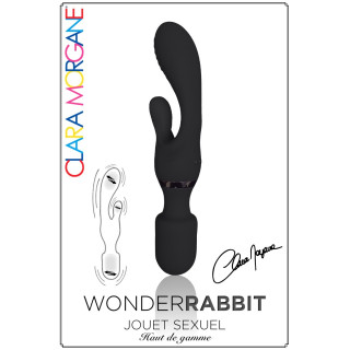 Vibro 2 en 1 Wonder Rabbit 23cm noir