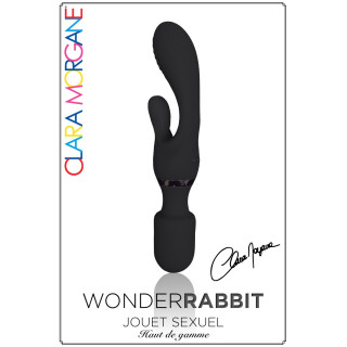 Vibro 2 en 1 Wonder Rabbit 23cm noir