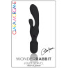 Vibro 2 en 1 Wonder Rabbit 23cm noir