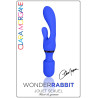 Vibro 2 en 1 Wonder Rabbit 23cm bleu