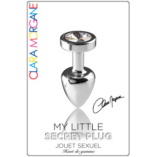 Plug argent en aluminium bijou diamant S