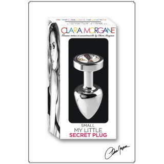 Plug argent en aluminium bijou diamant S