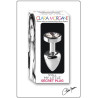 Plug argent en aluminium bijou diamant S