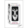 Plug argent en aluminium bijou noir M
