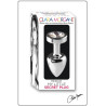 Plug argent en aluminium bijou diamant M