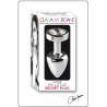 Plug argent en aluminium bijou diamant L