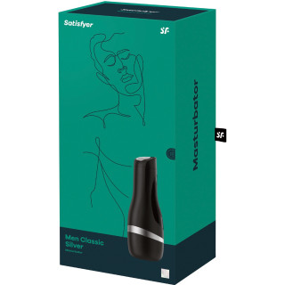 Masturbateur Men classic silver noir