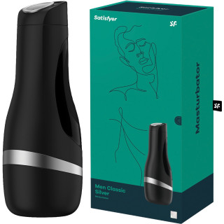Masturbateur Men classic silver noir