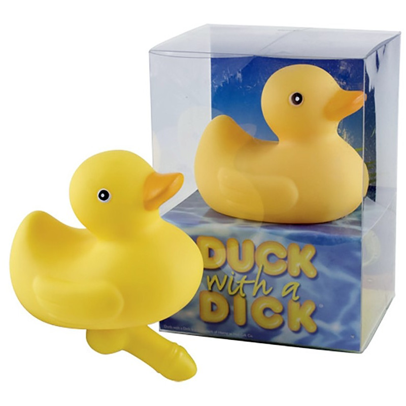 Canard jaune avec pénis
