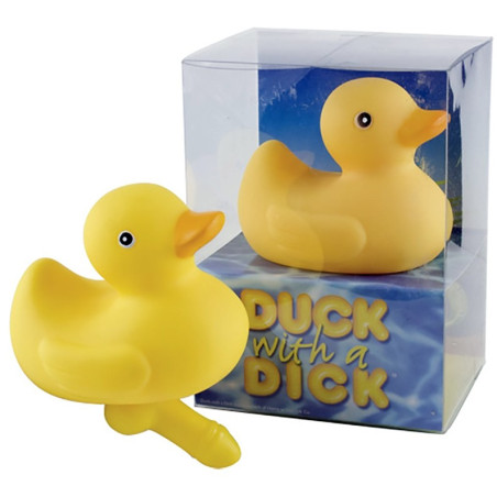 Canard jaune avec pénis