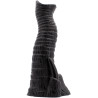 Gode noir DJUMBO forme trompe 20cm vue de profil