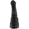 Gode noir DJUMBO forme trompe 20cm vue de derrière